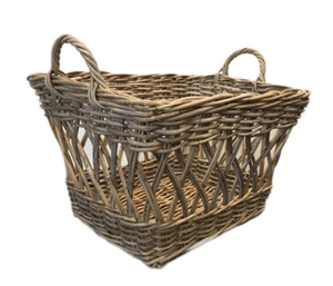 Rattan Kubu Lattice Weave Utility Basket