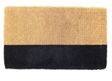 Load image into Gallery viewer, Black Belt Thick Coir Doormat 45 x 75 cm