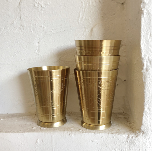 Brass Lassi Cup