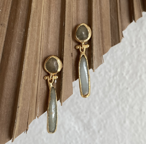 Hayet Double Drop Earrings