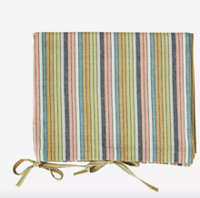 Load image into Gallery viewer, Madam Stoltz Printed Mattress Cover Multicolour Stripe