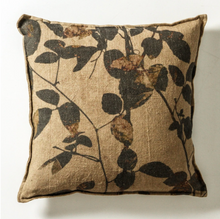 Load image into Gallery viewer, Linen Cushion with Bush-Dye Look