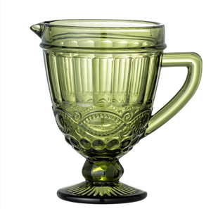 Florie Green Glassware