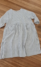 Load image into Gallery viewer, Striped Linen Dress with Front Pockets