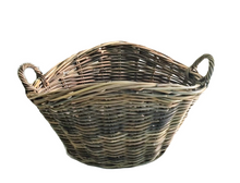 Load image into Gallery viewer, Vintage Style Dip Sided Washing Basket