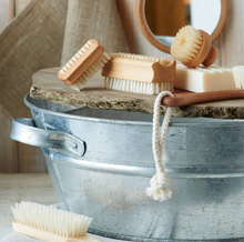 Load image into Gallery viewer, Beechwood Nail Brush Duo