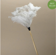 Load image into Gallery viewer, White Ostrich Feather Duster - 50 cm