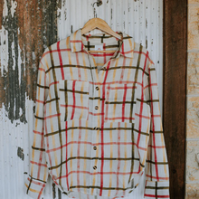 Load image into Gallery viewer, Gigi Gingham Linen Shirt